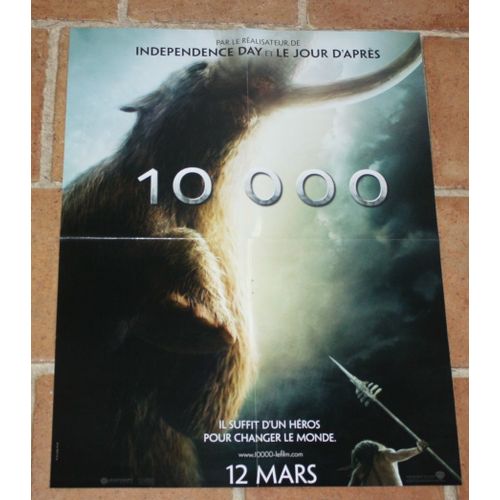 Poster Affiche Magazine Revue Cinema 10 000 56x43cm
