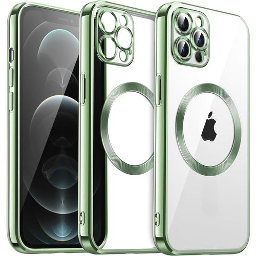Coque Silicone Pour Iphone 15 Pro Max Couleur Vert Compatible Magsafe Little Boutik®
