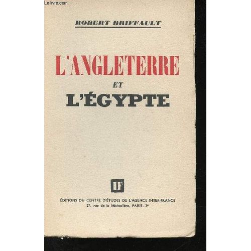 L Angleterre Et L Egypte.