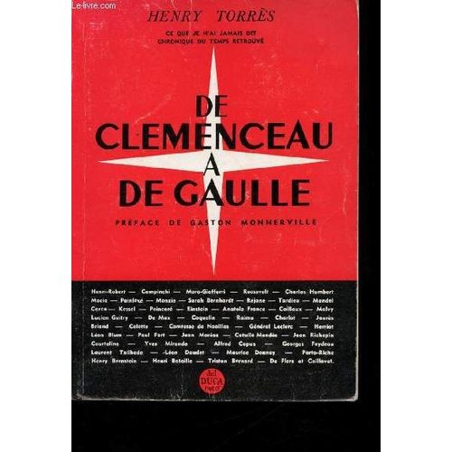 De Clemenceau À De Gaulle.