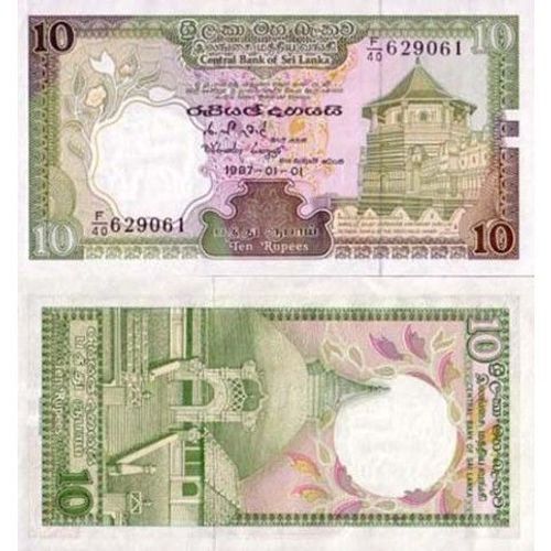 Billet Sri Lanka 10 Rupie