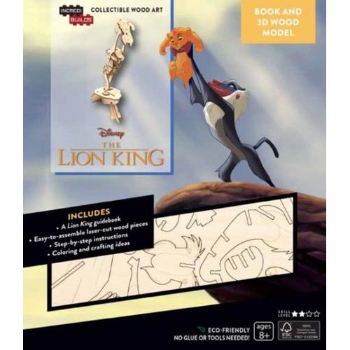 Incredibuilds: Disney's The Lion King Book And 3d Wood Model