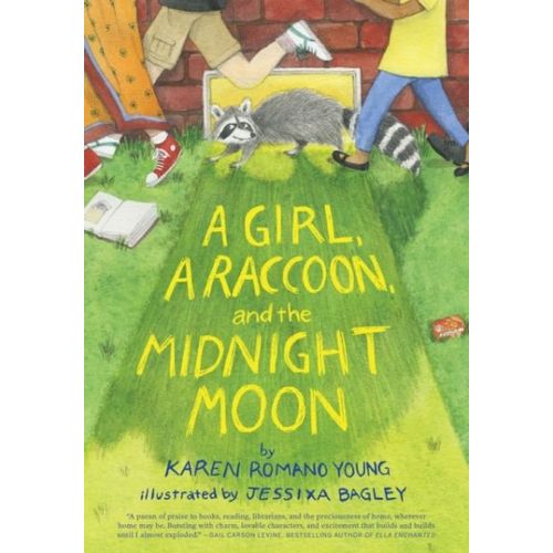 A Girl, A Raccoon, And The Midnight Moon