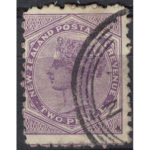 Nouvelle Zélande 1882 Oblitéré Used Effigie De Profile Two Pence Su