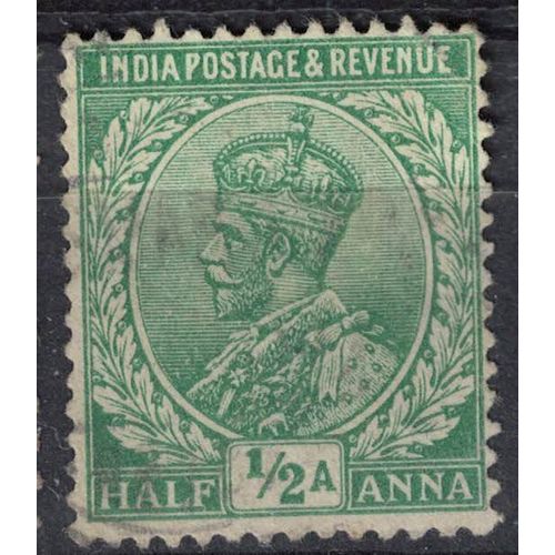 Inde 1926 Oblitéré Used King Roi George V Effigie De Profile Couronne Empereur Su