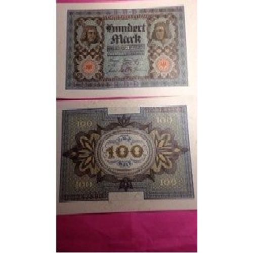 Billet Allemand 100 Mark - 1920