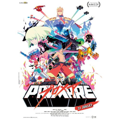 Promare - Véritable Affiche De Cinéma Pliée - Format 120x160 Cm - De Hiroyuki Imaishi Avec Les Voix De Kenichi Matsuyama, Ayane Sakura, Tetsu Inada - Animation - 2019