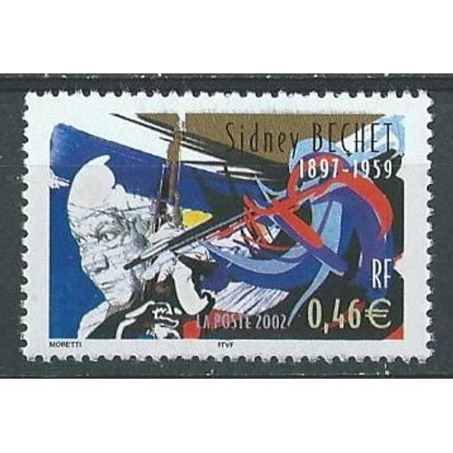 Grands Interprètes De Jazz Sidney Bechet 2002 Neuf** N° 3501