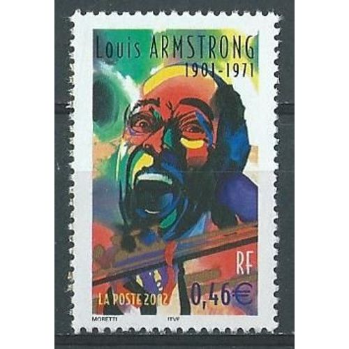 Grands Interprètes De Jazz Louis Armstrong 2002 Neuf** N° 3500