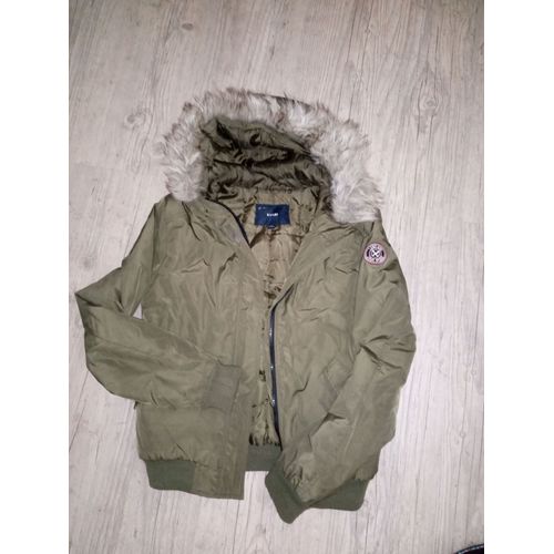 Manteau À Capuche Kaki