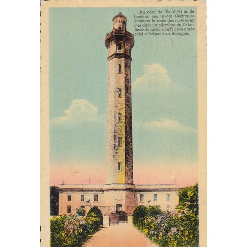 Carte Postale Ancienne /Ile De Ré,Phare Des Baleines,1938
