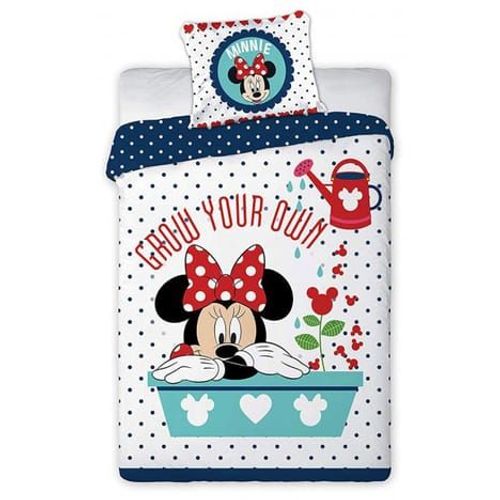 Minnie Disney Dots - Parure De Lit Bébé - Housse De Couette Coton