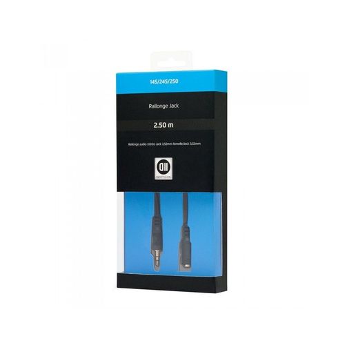 D2 Diffusion Cable Jack male/femelle 2,5m 2 Diffusion