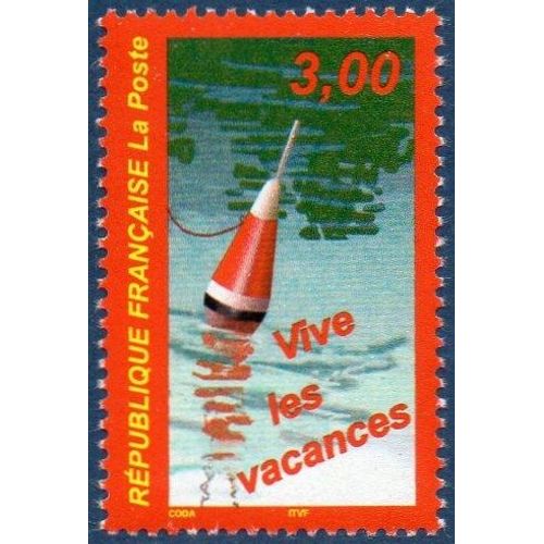 Timbre " Vive Les Vacances " -