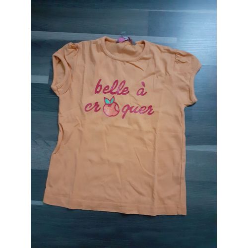 T-Shirt Orange 3 Ans