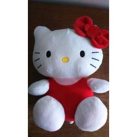 Peluche Hello Kitty rouge et blanche - 25 cm - SANRIO - Plush