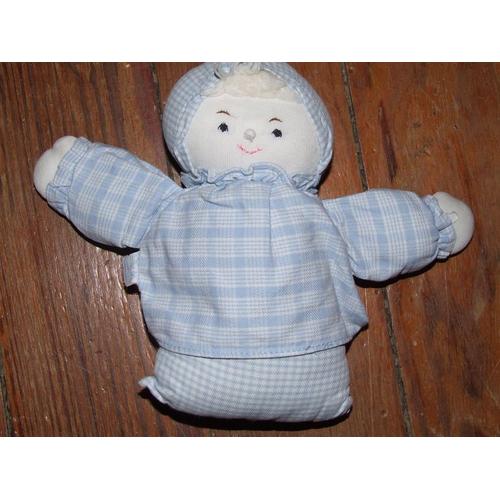 Poupee Lutin Mrsa Moulin Roty Bleu Carreaux Vichy 18 Cm