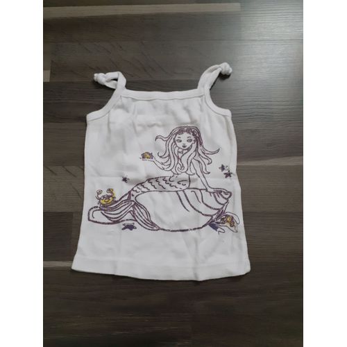 Débardeur Blanc 3 Ans
