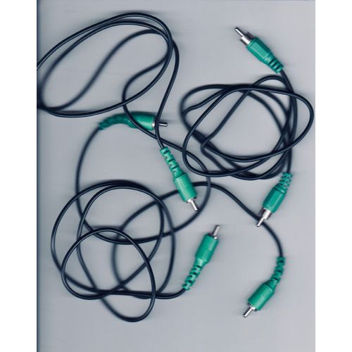 3 X 1.0m Noir RCA Mâle vert Vers RCA Mâle vert Audio Câble HIFI
