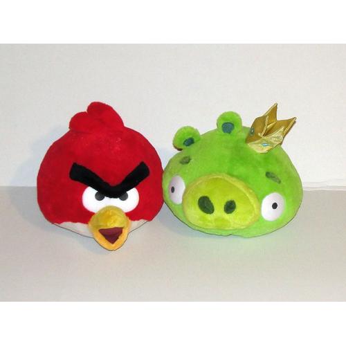 Peluche Angry Birds Lot 2 Peluche Doudou Oiseau Cochon Rovio