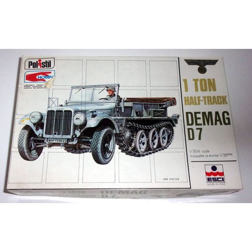 Maquette 1 Ton Half-Track Demag D 7-Polistil