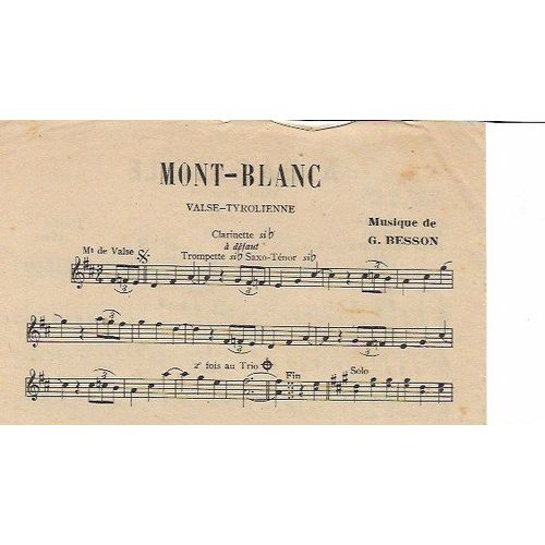 Mont-Blanc - A Bagatelle