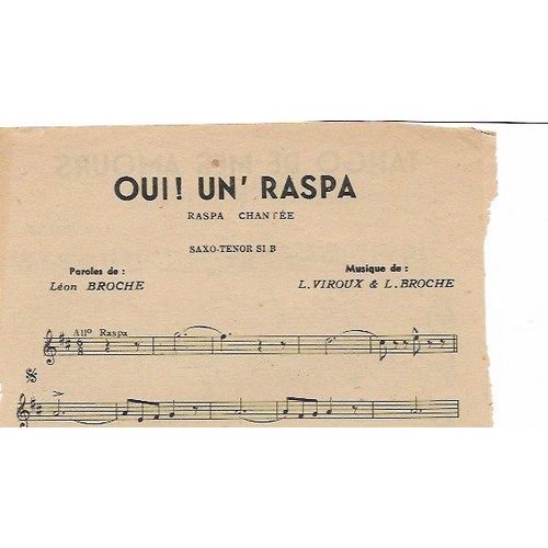 Oui ! Un'raspa - Tango Des Amours