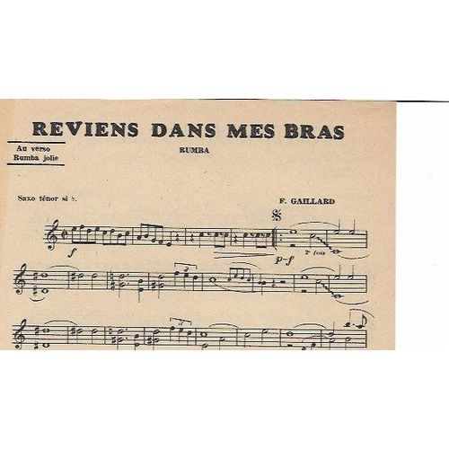 Reviens Dans Mes Bras - Rumba Jolie