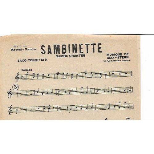 Sambinette - Melodie Rumba