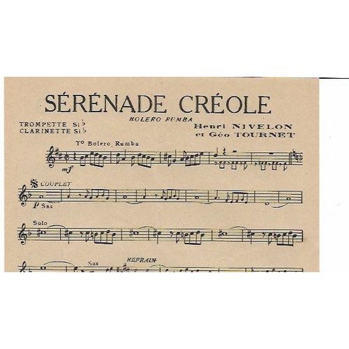 Serenade Creole - Renato Domingo