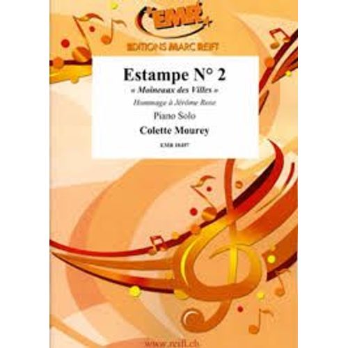 Estampe N° 2 : Moineaux Des Villes Pour Piano Solo