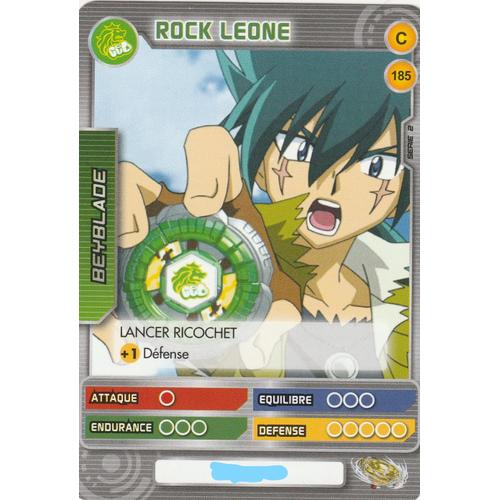 Carte - Beyblage Battle Card Collection - Serie 2 - C 185 - Rock Leone
