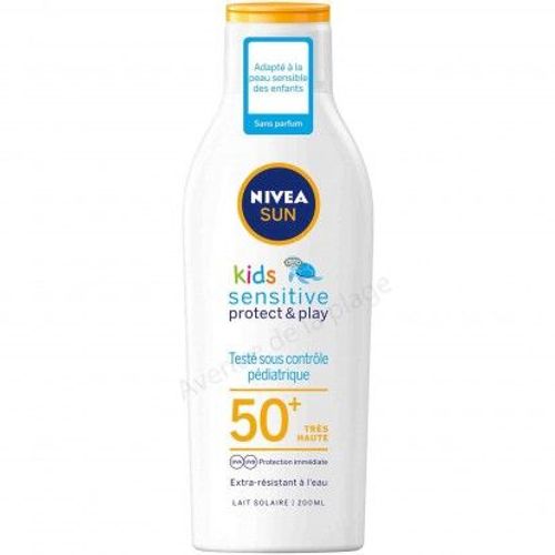 Crème Solaire Nivéa Enfant Lait Très Haute Protection Fps 50+