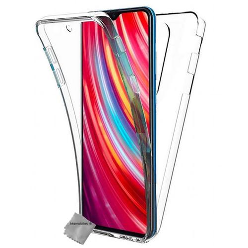 Housse Etui Coque Silicone Gel 360 Integrale Xiaomi Redmi 8 + Verre Trempe - Transparent