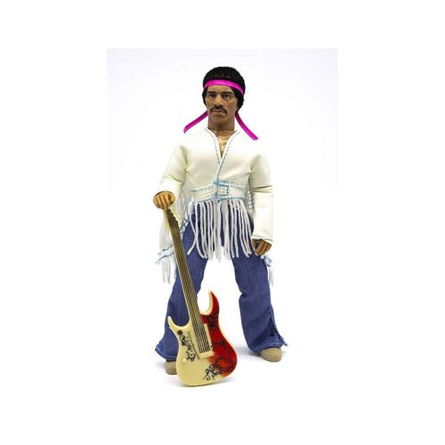 Jimi Hendrix Figurine Woodstock Flocked 20 Cm