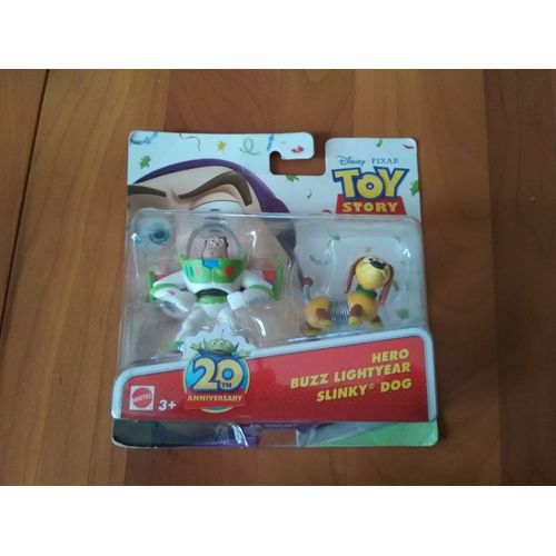 Disneypixar Toy Story 20th Anniversary Buzz Lightyear And Slinky Dog Figure Buddy 2-Pack