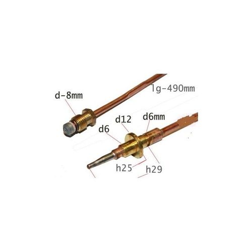 Thermocouple Longueur 490mm Pour Table De Cuisson De Dietrich