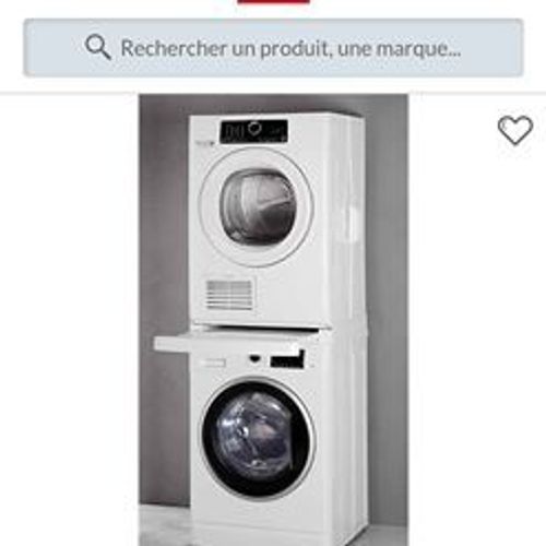 kit de superposition lave linge- sèche linge