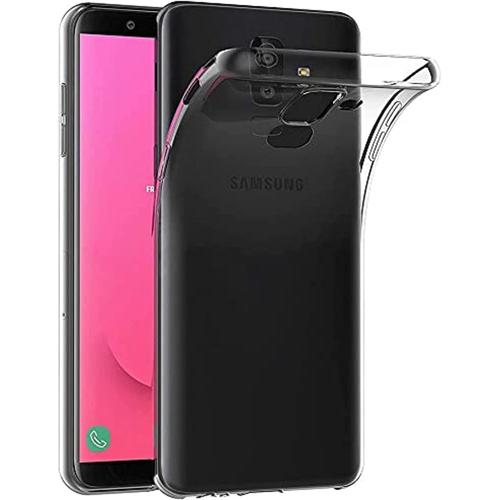 Coque Pour Samsung Galaxy J8 2018 6,0 Pouces Etui Housse Protection En Tpu Avec Absorption De Choc Bumper Et Anti-Scratch