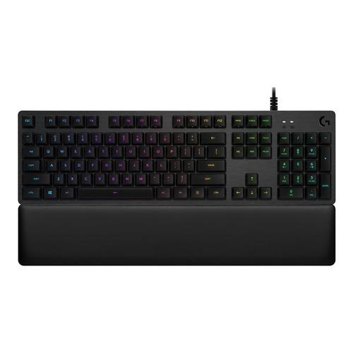 Logitech Gaming G513 - Clavier - backlit - USB - International US - commutateur : GX Brown Tactile - carbone