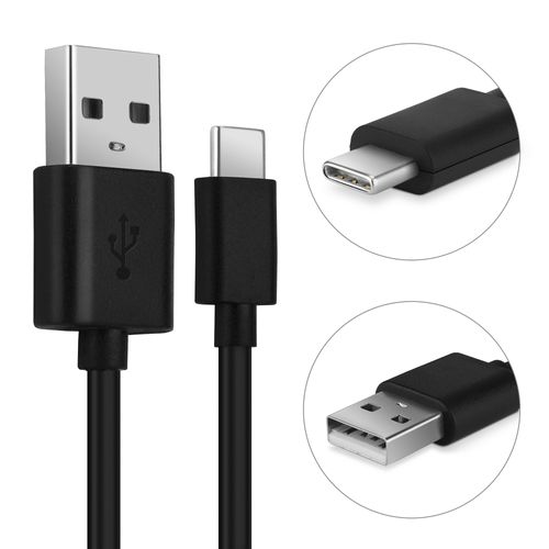 Câble Data pour Razer Phone / Phone 2 - 1m, 3A Câble USB, noir
