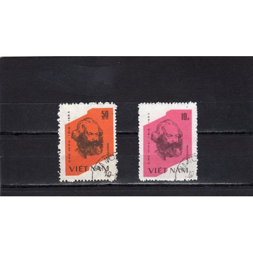 Timbres-Poste Du Vietnam (Centenaire De La Mort De Karl Marx)