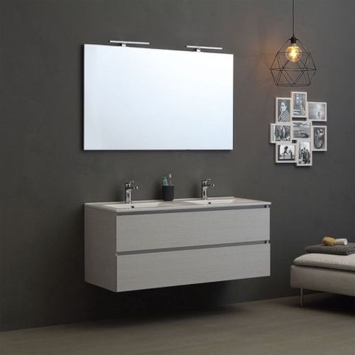 Meuble Salle De Bain 120 Cm Berlin Promenade Avec Double Vasque