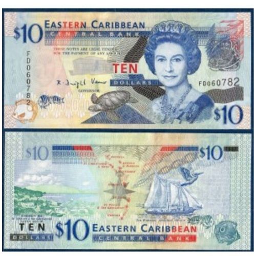Billet Caraibes Orientales10 Dollar