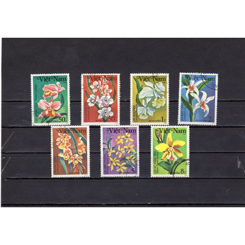 Timbres-Poste Du Vietnam (Orchidées)