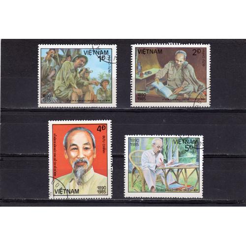 Timbres-Poste Du Vietnam (95ème Anniversaire De La Naissance DHô Chi Minh)