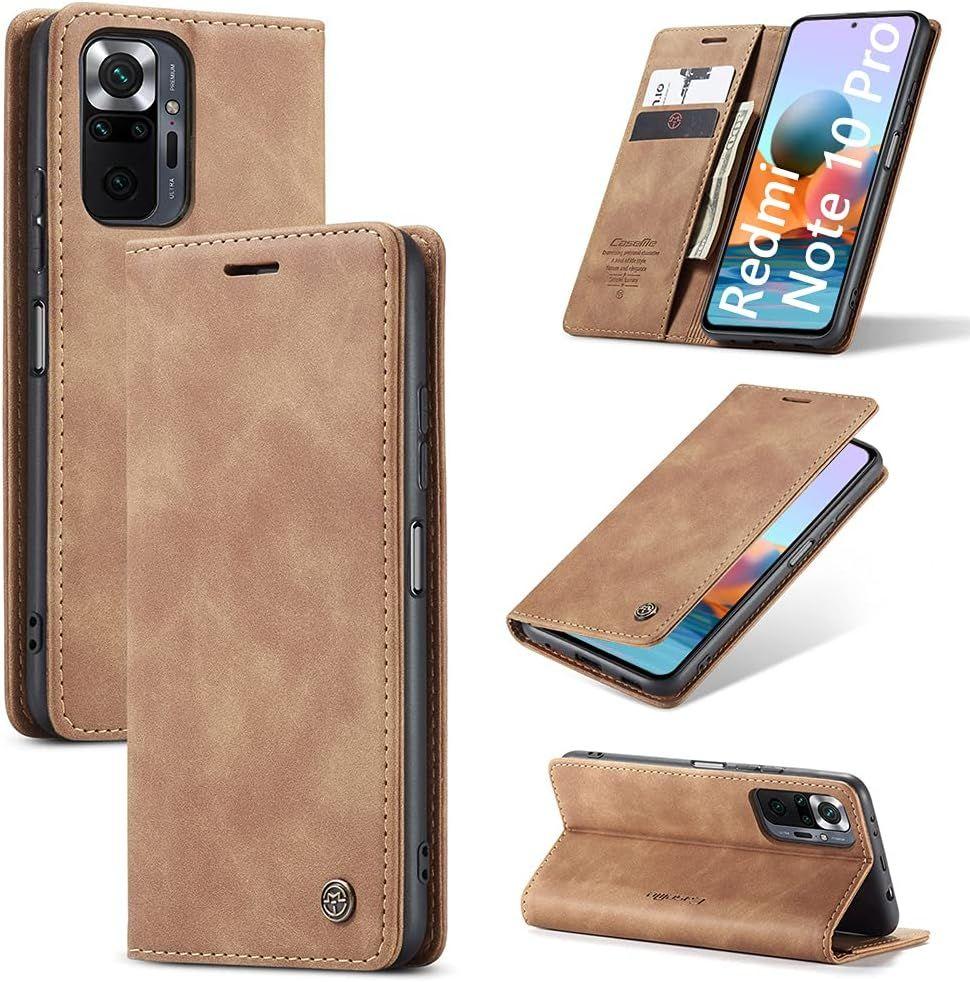 Coque Pour Xiaomi Redmi Note 10 Pro, Premium Pu Portefeuille...