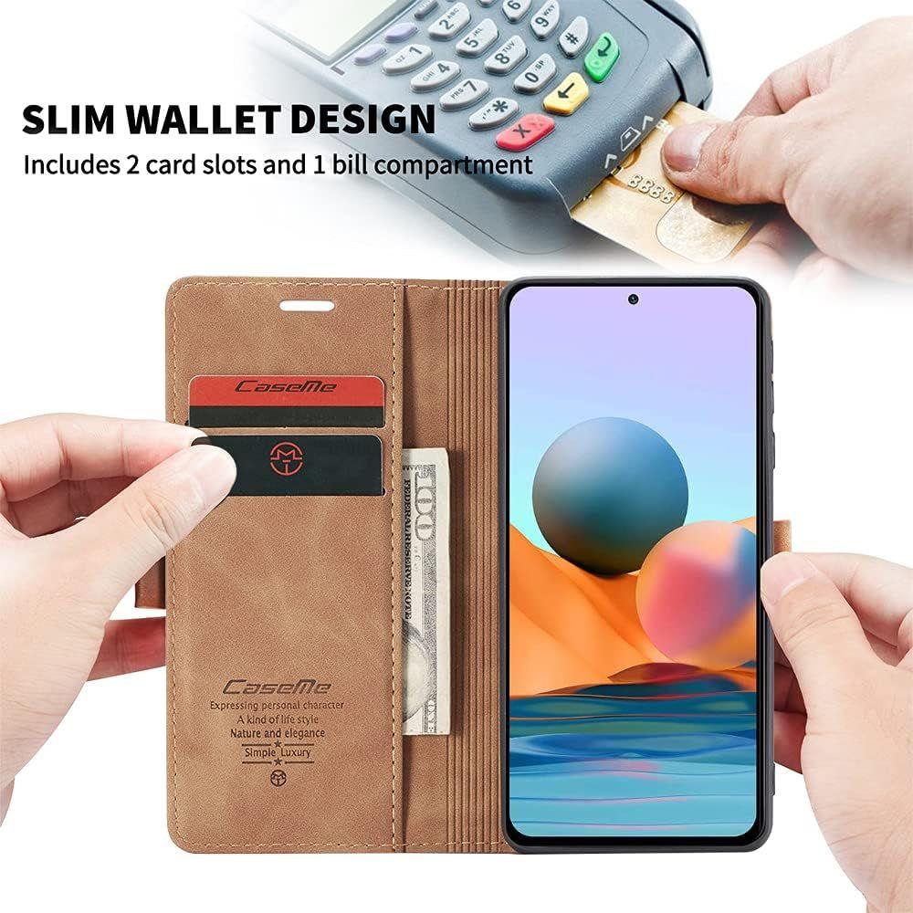 Coque Pour Xiaomi Redmi Note 10 Pro, Premium Pu Portefeuille... - 3