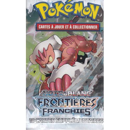 Booster Pokemon Vide - Édition Noir Et Blanc - Frontières Franchies - Sans Cartes