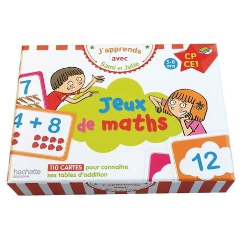 Jeux De Maths Cp-Ce1 - 110 Cartes Pour Connaître Ses Tables D'addition